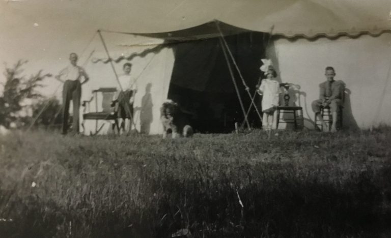 Tent House in Brightmoor, Circa 1922 (B.E. Taylor Personal Papers, DPL)