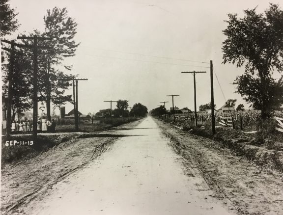 Telegraph Road near Fenkell Avenue, Bell Branch School 1913