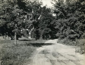 Schoolcraft Road between Lamphere and Telegraph, August 31, 1928. Smith Bros., Detroit Historical Society